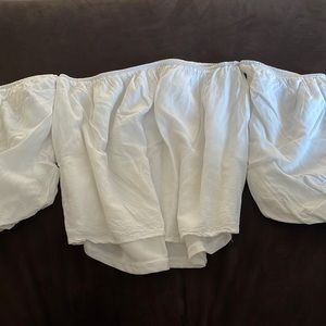 off the shoulder crop top